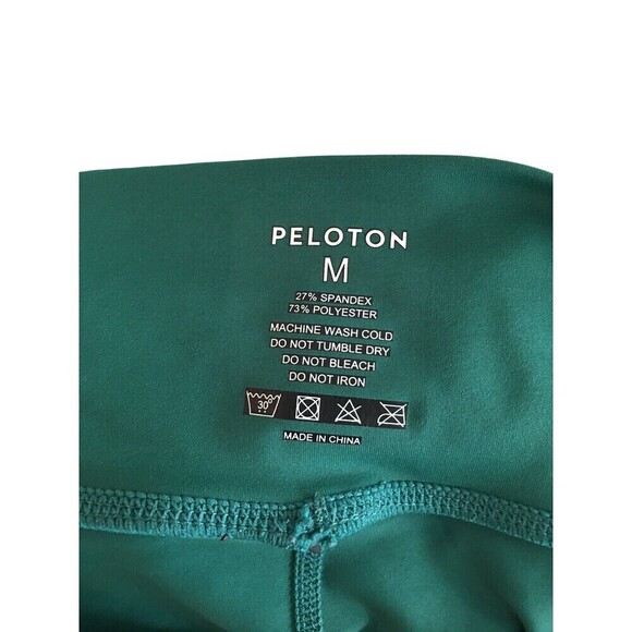 Peloton Athletic Pants Women's Size Medium Green Stretch Leggings - Picture 6 of 6